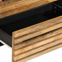 Thumbnail for Sideboard 2 Stk. 60x34x75 cm Raues Massivholz Mango
