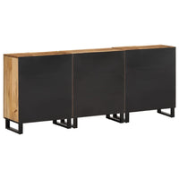 Thumbnail for Sideboard 3 Stk. 60x34x75 cm Raues Massivholz Mango