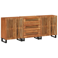 Thumbnail for Sideboard 3 Stk. 60x34x75 cm Massivholz Akazie