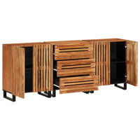 Thumbnail for Sideboard 3 Stk. 60x34x75 cm Massivholz Akazie