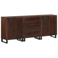 Thumbnail for Sideboard 3 Stk. 60x34x75 cm Massivholz Mango