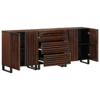 Thumbnail for Sideboard 3 Stk. 60x34x75 cm Massivholz Mango