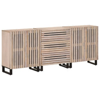 Thumbnail for Sideboard 3 Stk. 60x34x75 cm Massivholz Mango