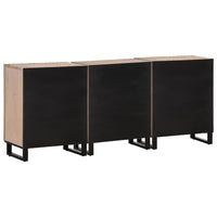 Thumbnail for Sideboard 3 Stk. 60x34x75 cm Massivholz Mango