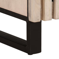 Thumbnail for Sideboard 3 Stk. 60x34x75 cm Massivholz Mango