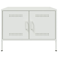 Thumbnail for Couchtisch Weiß 68x50x50,5 cm Stahl