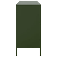 Thumbnail for Sideboard Olivgrün 100,5x39x79 cm Stahl