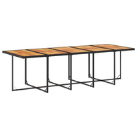 Thumbnail for 15-tlg. Garten-Essgruppe mit Kissen Schwarz Poly Rattan