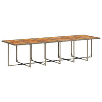 Thumbnail for 17-tlg. Garten-Essgruppe mit Kissen Grau Poly Rattan