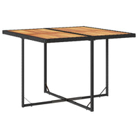 Thumbnail for 9-tlg. Garten-Essgruppe mit Kissen Schwarz Poly Rattan