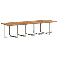 Thumbnail for 17-tlg. Garten-Essgruppe mit Kissen Grau Poly Rattan