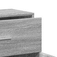 Thumbnail for Sideboards 2 Stk. Grau Sonoma-Eiche 60x31x70 cm Holzwerkstoff
