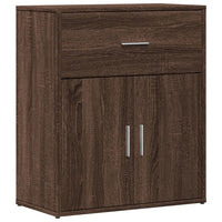 Thumbnail for Sideboards 2 Stk. Braun Eichen-Optik 60x31x70 cm Holzwerkstoff