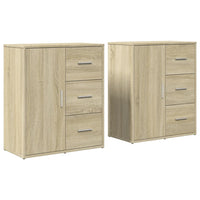 Thumbnail for Sideboards 2 Stk. Sonoma-Eiche 60x31x70 cm Holzwerkstoff