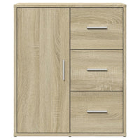 Thumbnail for Sideboards 2 Stk. Sonoma-Eiche 60x31x70 cm Holzwerkstoff