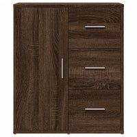 Thumbnail for Sideboards 2 Stk. Braun Eichen-Optik 60x31x70 cm Holzwerkstoff