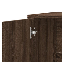 Thumbnail for Sideboards 2 Stk. Braun Eichen-Optik 60x31x70 cm Holzwerkstoff