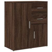 Thumbnail for Sideboards 2 Stk. Braun Eichen-Optik 60x31x70 cm Holzwerkstoff