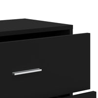 Thumbnail for Sideboards 2 Stk. Schwarz 60x31x84 cm Holzwerkstoff
