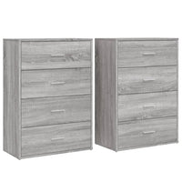 Thumbnail for Sideboards 2 Stk. Grau Sonoma 60x31x84 cm Holzwerkstoff