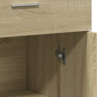 Thumbnail for Sideboards 2 Stk. Sonoma-Eiche 60x30x84 cm Holzwerkstoff