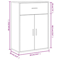 Thumbnail for Sideboards 2 Stk. Sonoma-Eiche 60x30x84 cm Holzwerkstoff
