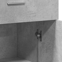 Thumbnail for Sideboards 2 Stk. Betongrau 60x30x84 cm Holzwerkstoff