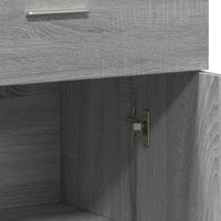 Thumbnail for Sideboards 2 Stk. Grau Sonoma 60x30x84 cm Holzwerkstoff
