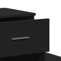 Thumbnail for Sideboards 2 Stk. Schwarz 79x38x80 cm Holzwerkstoff
