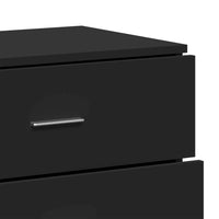 Thumbnail for Sideboards 2 Stk. Schwarz 60x39x80 cm Holzwerkstoff