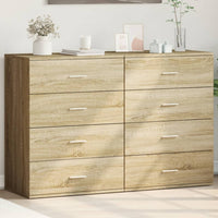 Thumbnail for Sideboards 2 Stk. Sonoma-Eiche 60x39x80 cm Holzwerkstoff