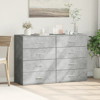 Thumbnail for Sideboards 2 Stk. Betongrau 60x39x80 cm Holzwerkstoff