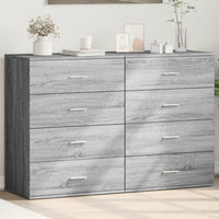 Thumbnail for Sideboards 2 Stk. Grau Sonoma 60x39x80 cm Holzwerkstoff