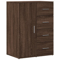 Thumbnail for Sideboards 2 Stk. Braun Eichen-Optik 59x39x80 cm Holzwerkstoff