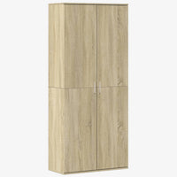 Thumbnail for Highboard Sonoma-Eiche 80x35x180 cm Holzwerkstoff