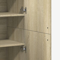Thumbnail for Highboard Sonoma-Eiche 80x35x180 cm Holzwerkstoff