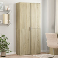 Thumbnail for Highboard Sonoma-Eiche 80x35x180 cm Holzwerkstoff