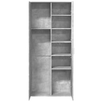 Thumbnail for Highboard Betongrau 80x35x180 cm Holzwerkstoff