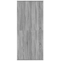 Thumbnail for Highboard Grau Sonoma 80x35x180 cm Holzwerkstoff