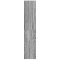 Thumbnail for Highboard Grau Sonoma 80x35x180 cm Holzwerkstoff