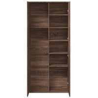 Thumbnail for Highboard Braun Eichen-Optik 80x35x180 cm Holzwerkstoff