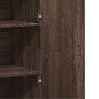 Thumbnail for Highboard Braun Eichen-Optik 80x35x180 cm Holzwerkstoff