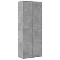 Thumbnail for Highboard Betongrau 70x35x180 cm Holzwerkstoff