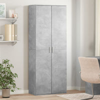 Thumbnail for Highboard Betongrau 70x35x180 cm Holzwerkstoff