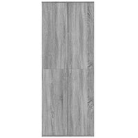 Thumbnail for Highboard Grau Sonoma 70x35x180 cm Holzwerkstoff