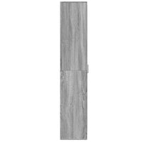 Thumbnail for Highboard Grau Sonoma 70x35x180 cm Holzwerkstoff
