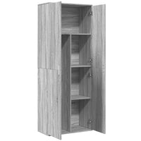 Thumbnail for Highboard Grau Sonoma 70x35x180 cm Holzwerkstoff