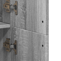 Thumbnail for Highboard Grau Sonoma 70x35x180 cm Holzwerkstoff