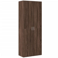 Thumbnail for Highboard Braun Eichen-Optik 70x35x180 cm Holzwerkstoff