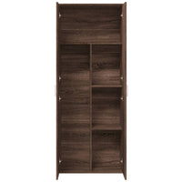 Thumbnail for Highboard Braun Eichen-Optik 70x35x180 cm Holzwerkstoff